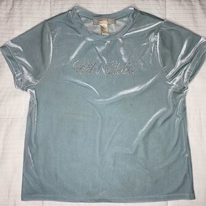 Forever 21 velvet Baby Girl shirt